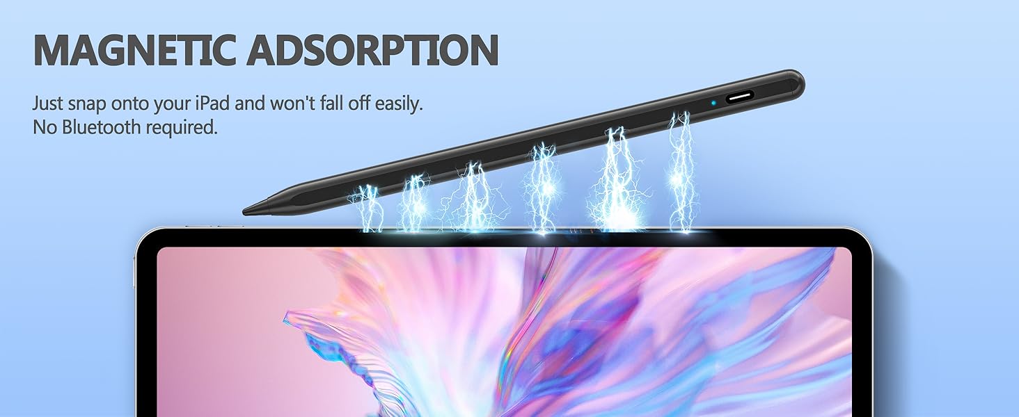 Stylus Pen, Stylist Compatible for iOS/Android Touchscreens/Phones, Rechargeable Stylus Pen