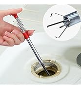 Jebousike Flexible Grabber Claw Pick Up Reacher Tool (Drain Clog Remove Tool), With 4 Claws Benda...