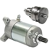 Starter Motor and Drive Combo Kit Replacement for Polaris 3090188 3084981 57-2688 Sportsmen Sport...