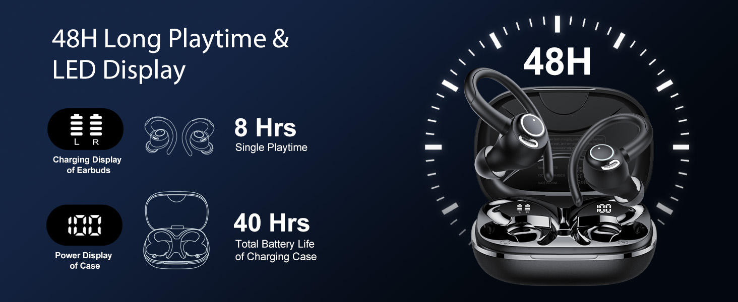 wireless earbuds for android phones wireless earbuds sport earbud with microphone workout headphone