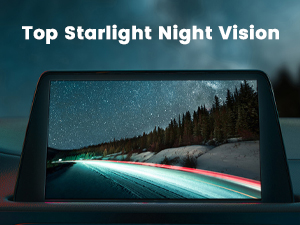 starlight night vision backup camera