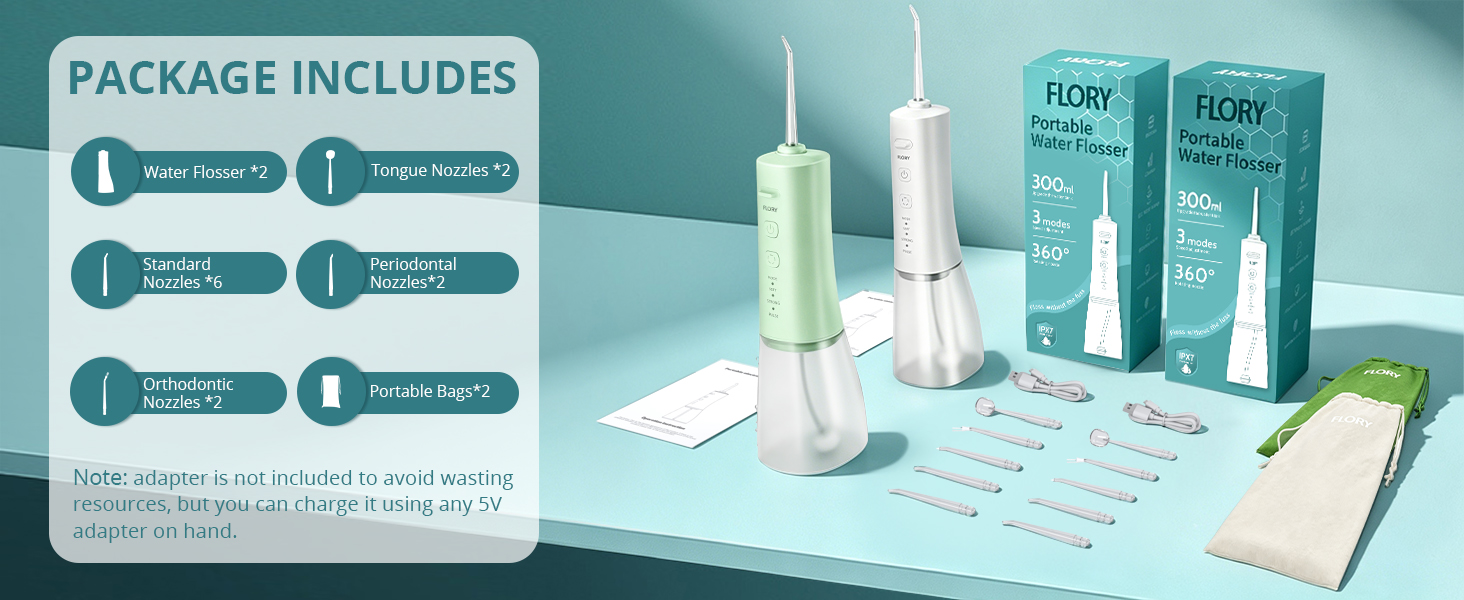 water flosser package