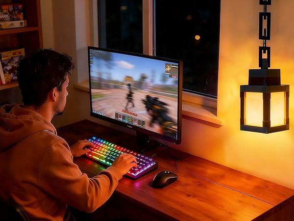 Pixelated Lantern Night Light