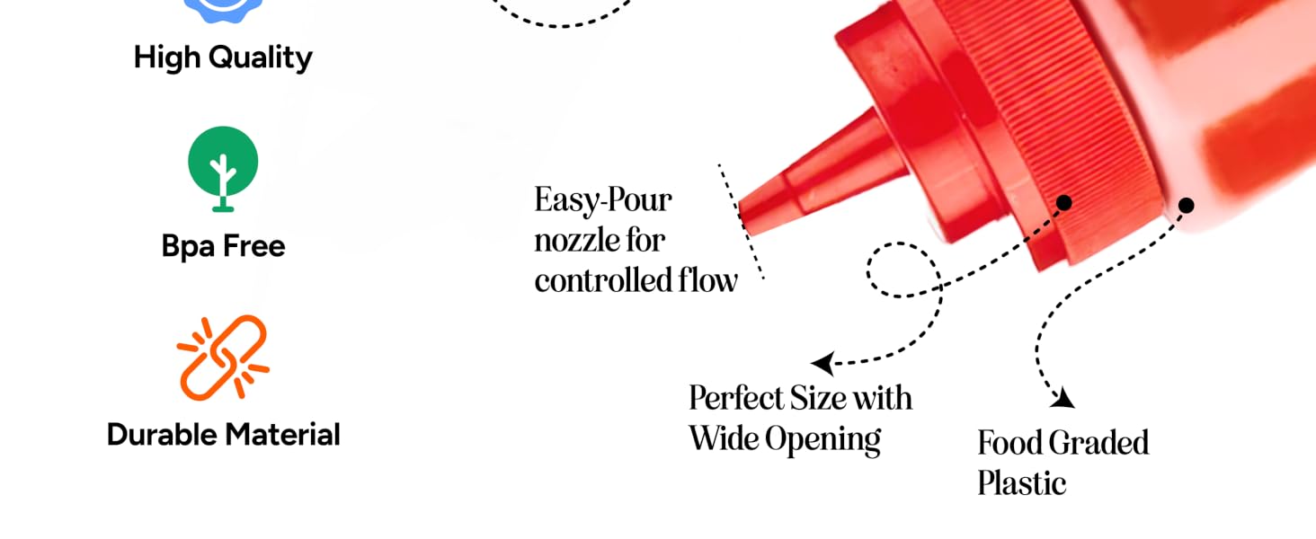 Condiment Squeeze Bottles
