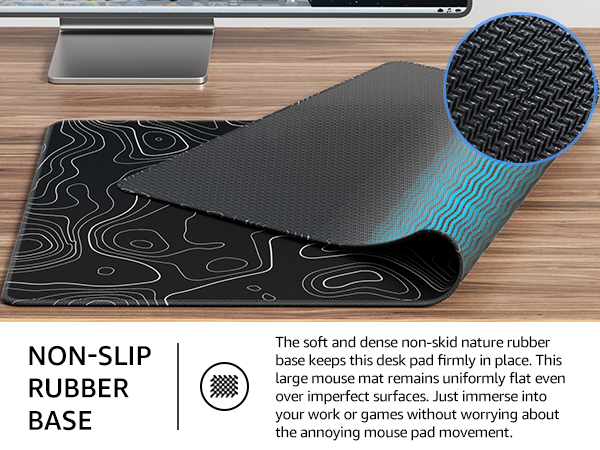 non-slip rubber base