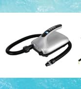20PSI High Pressure SUP Electric Air Pump,Dual Stage Inflation Paddle Board Pump for Inflatable S...