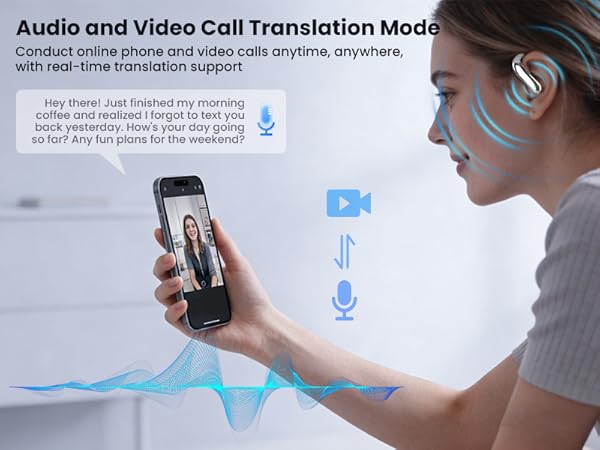 Audio and Video Call Translation Mode