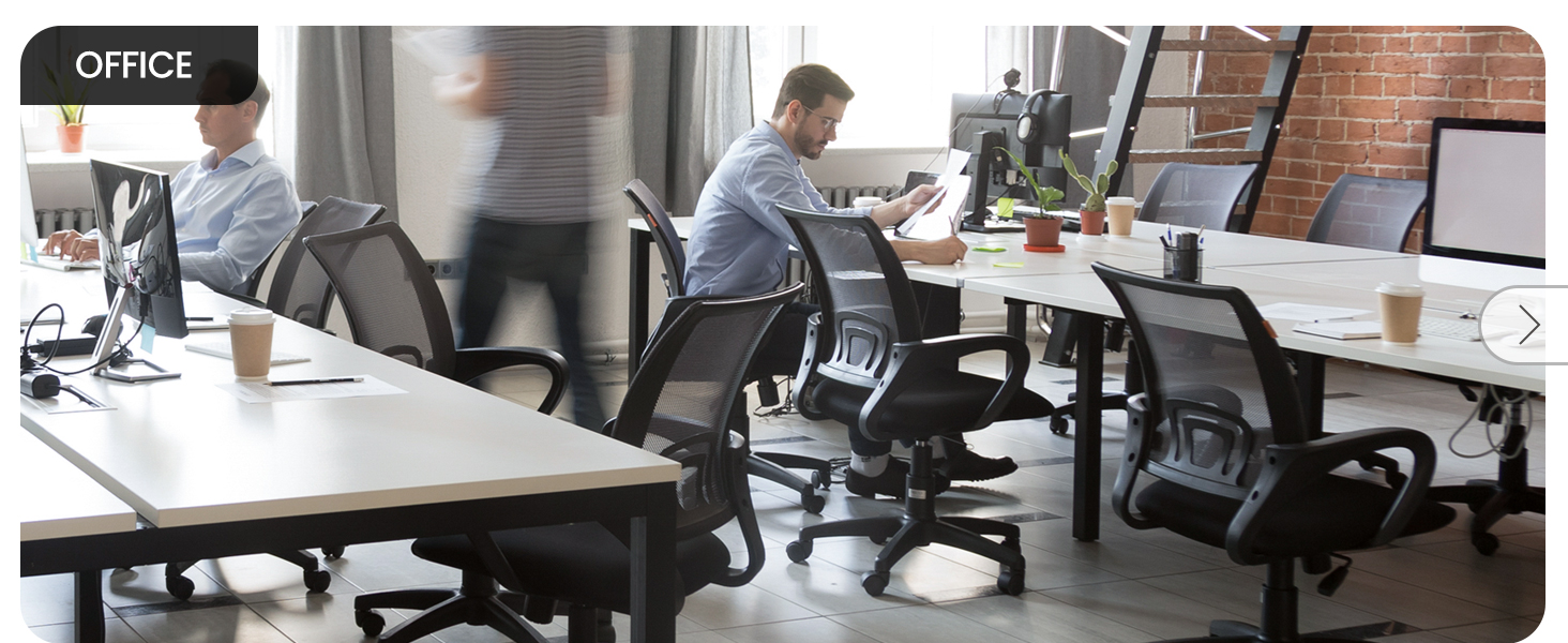 Office chair for work, computer desk, conference room