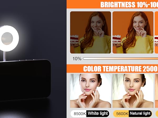 phone ring light