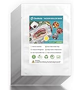 Cloudslucky Vacuum Chamber Sealer Bags for Food 8"x10" 200 Pcs Seal a Meal Pre-cut Bag,Commercial...