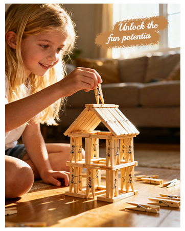 wooden clothespins