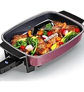 Nuwave Medley XL Digital Electric Skillet, Family Size Griddle w/Glass Lid, 2025 New &amp; Improved P...