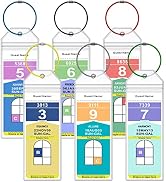 Cruise Luggage Tags for Royal Caribbean Ships and Celebrity, 6Pack Clear Tags Cruise Travel Essen...