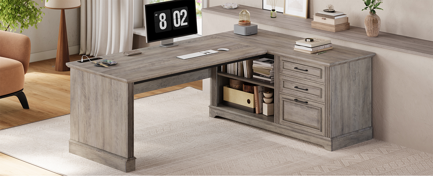 desk with drawers
