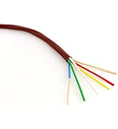 Cableague Thermostat Wire 18/6 18 Gauge 6 Conductor ETL 18-6 50 Feet Brown (18-6 Brown, 50Feet)