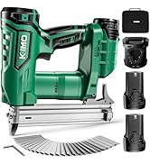 KIMO 18 Gauge Cordless Nail Gun Battery Powered w/2X2.0 Batteries &amp; Charger, 5000pcs Nails, Singl...