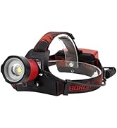 BORUIT B13 Headlamp Rechargeable LED 5000LM, Super Bright Zoomable Head Lights for Forehead, 3 Mo...