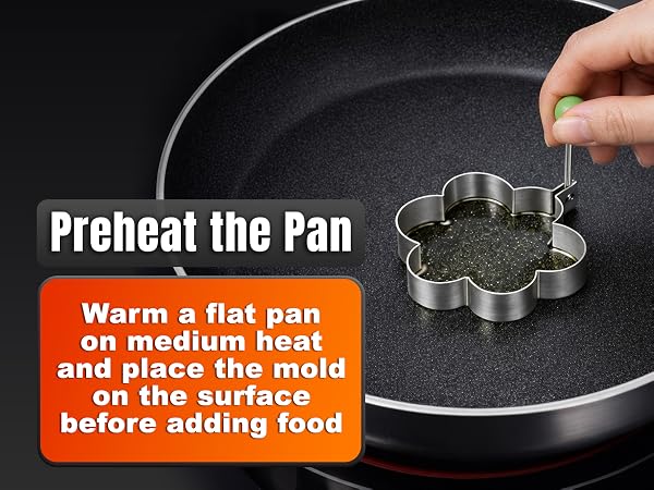 heart shaped mold for pancakes stainless steel egg mold molde para mini pancakes