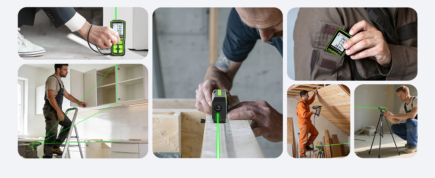 green laser measurement tool