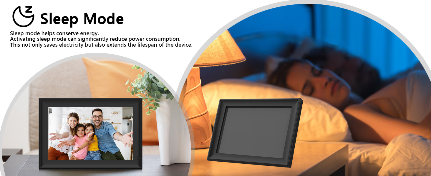 32GB FRAMEO 10.1 Inch WiFi Digital Photo Frame