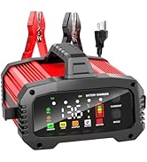 YONHAN 25-Amp Battery Charger, 12V/24V Automatic Smart Car Battery Charger -All in One LiFePO4 &amp; ...