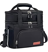 JOINGO Lunch Box For Men/Women,Large Double-layer Insulated Expandable Reusable Leakproof Cooler ...