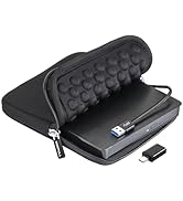 ROOFULL External CD DVD +/-RW Drive, USB 3.0 CD/DVD-ROM Player Burner with Carrying Case, Portabl...