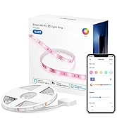 meross Smart LED Strip Light, 16.4ft RGB WiFi Strip, Compatible with Alexa & Google Assist...