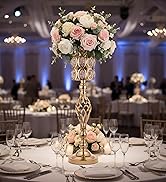 Metal wedding vase