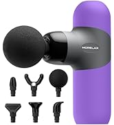 Morelax Mini Massage Gun Portable Deep Tissue Muscle Percussion Massager, Electric Handheld Sport...