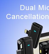 SmaFun Mini Microphone for iPhone Android – Wireless Lavalier Mic(2TX+2RX+Charging Case) with Dua...