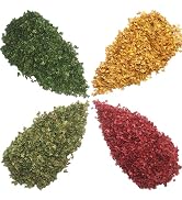 Warmtree 4 Pack Miniature Leave Realistic Miniature Leaves Simulation Leaves for DIY Model Railwa...