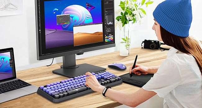 funky keyboard and mouse