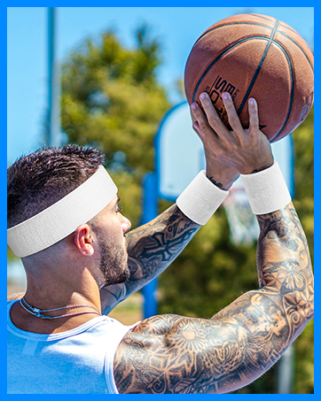 basketball sweat bands 
