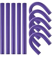 Heatless Hair Curlers Jumbo Flexible Curling Rods Bendable Twist Flexirod Soft Foam No Heat Hair ...
