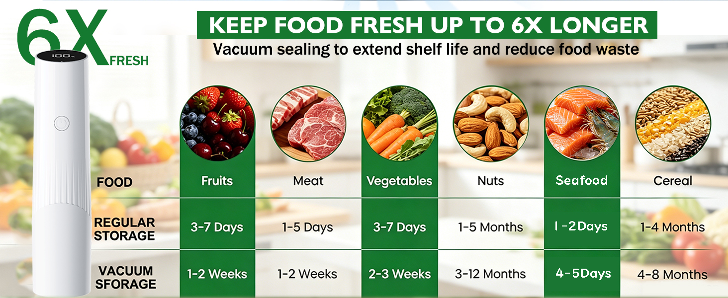 compact vacuum sealer for food