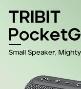 Tribit PocketGo Portable Bluetooth Speaker, 20H Playtime, IP68 Waterproof/Dustproof, Wireless, BT...
