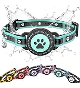Airtag Cat Collar Breakaway, Reflective Cat Collar with AirTag Holder and Bell, Compatible with A...