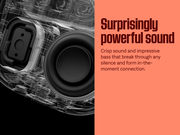 Surprisingly powerful sound