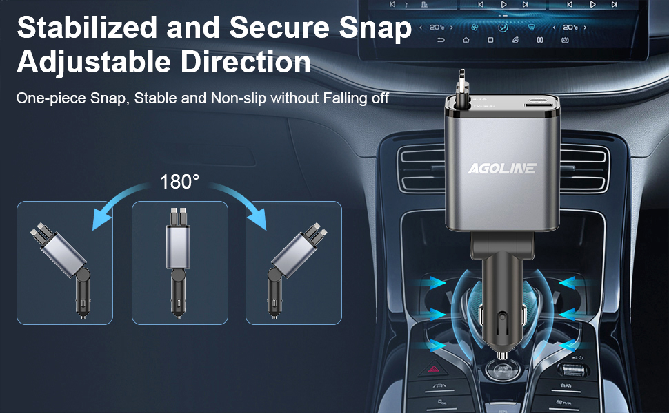 cigarette lighter usb c car charger