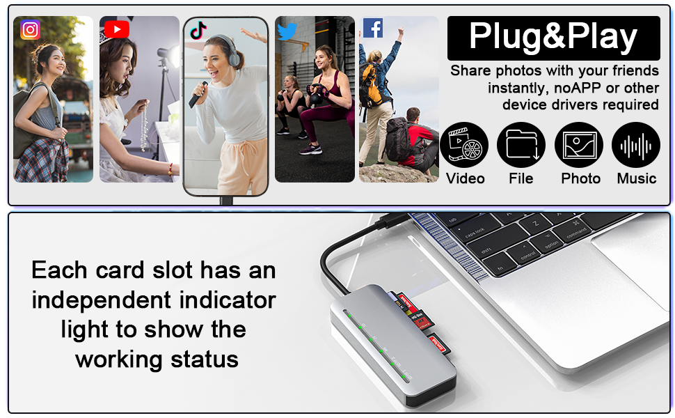 multi card reader usb c