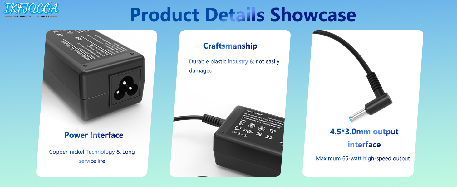 hp 65w laptop charger