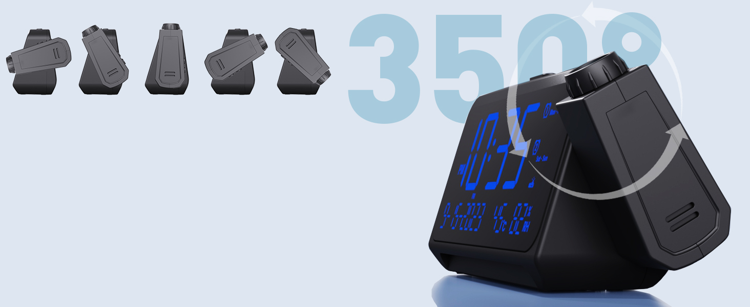 alarm clock weekday weekend setting weekday/weekend dual alarm clock loud alarm clock for weekday