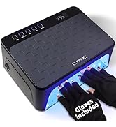 MOSKANY Cordless UV Led Nail Lamp,Large Size Gel Nail Light Professional,UV Lamp Nail Dryer for G...