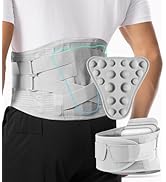 FVVWVV Lower Back Brace with 5 Reinforced Stays for Women &amp; Men,Back Support Belt with 4 Removabl...