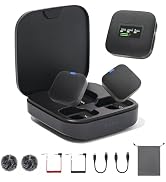 MeloJungle S8 Pro Mini Lavalier Wireless Microphone for iPhone,USB C Phone,Camera,Laptop,48KHz 24...