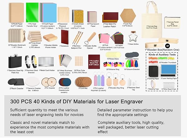 laser engraving blanks