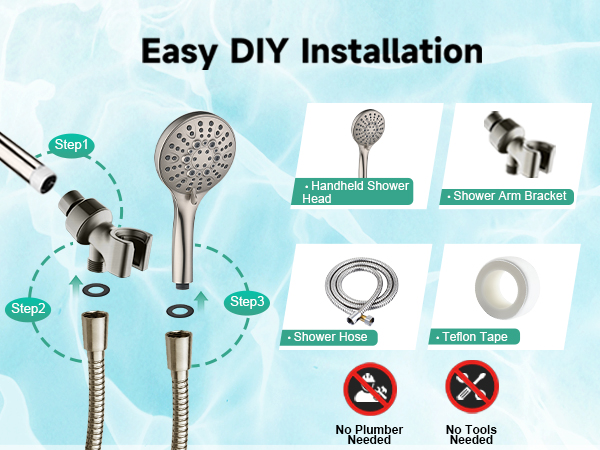 bathroom shower head