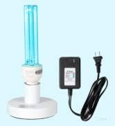 25 Watts UVC Sanitizer Lamp with Ozone UVC Light Bulb with Base and 3-Gear Timer 185nm Wavelength...