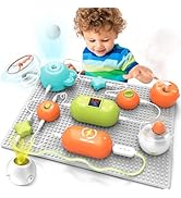 RISUNTOY STEM Science Kit for Kids - Electronics Exploration Educational Toy, 31 Circuit Parts &amp; ...